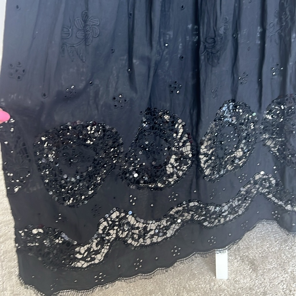 Spectacular Black Antica Sartoria off the shoulder dress - Picture 6 of 12